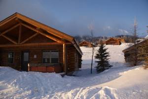 Cowboy-chic cabins at Moonlight Basin (photo: FTO/Alan Wechsler)