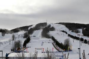 Quebec's Stoneham Mountain Resort is ready to host the 10th World Snowboard Championships beginning this Thursday. (photo: FIS/Oliver Kraus)