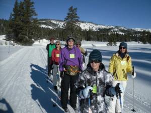 Attendees participate in Winter Trails Day at Bear Valley in California (photo: Winter Trails Day)