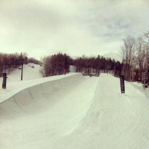 The Carinthia halfpipe at Mount Snow (photo: Mount Snow Resort)