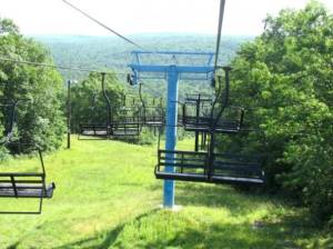 The top of Alpine Mountain's Alpine and Rocket ski runs. (photo: Renaissance Auction Group)