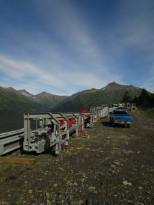 Bottom terminal components of Alyeska's new Chair 6 (photo: Alyeska Resort)