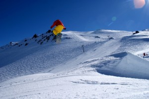 Freestyle action on Mt. Hutt (photo: Georgie Boyd)