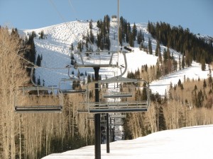 The land beneath Park City Mountain Resort's McConkey's lift is actually owed by a division of Talisker Corp. and leased to Powdr Corp. (file photo: FTO/Marc Guido)