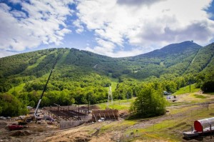 The new Stateside base lodge goes in at Jay Peak in northern Vermont. (photo: Jay Peak Resort)