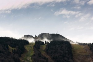 Crews at Killington make snow on Wednesday afternoon. (photo: Killington Resort)