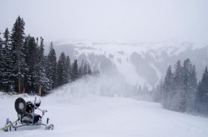 Loveland's snowmakers are finishing up preparations for this Thursday's opening day. (photo: Loveland Ski Area)