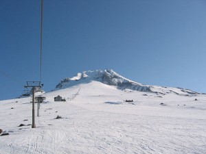 Timberline's Palmer Snowfield, as seen from the Magic Mile chairlift. (file photo: Seattle Skier)