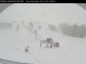 Boreal's webcam late Monday afternoon (photo: Boreal Mountain Resort)