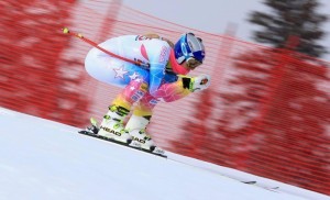 Lindsey Vonn in downhill training at Copper Mountain in Colorado earlier this month. (photo: Lindsey Vonn)