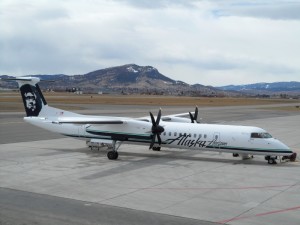 An Alaska Airlines/Horizon Air Bombardier Q400 (file photo: Helena Airport)