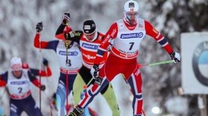 Norway's Martin Sundby takes the men's final stage of the Ruka Triple on Sunday in Kuusamo, Finland. (photo: FIS/Nordic Focus)