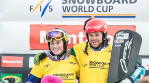 Montafon SBX winners Samkova and Schairer (photo: FIS)