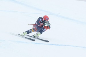 Bode Miller races down a frigid Birds of Prey downhill on Friday. (photo: Jack Affleck/Vail Resorts)