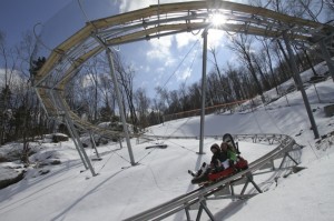 Okemo's early New Year's celebration will include rides for the family on the ski resort's mountain coaster. (photo: Okemo Mountain Resort)