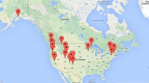 Events currently planned in North America for International Women's Ski Day