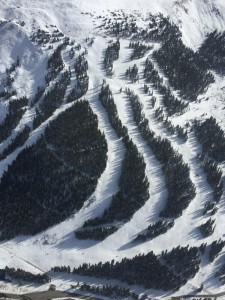 An aerial view of Loveland's Chair 1 on Sunday (photo: Loveland Ski Area)