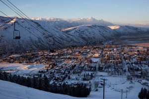 Snow King's slopes hover above the resort town of Jackson, Wyo. (file photo: Snow King Resort)