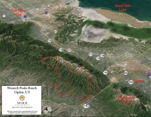 Wasatch Peaks Ranch (map: Mirr Ranch Group)