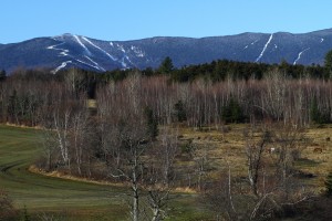 There was some white visible at Sugarbush yesterday, but not enough. (photo: Sugarbush Resort)