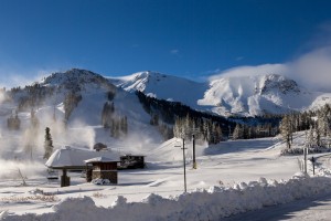 It was looking rather winter-like today at Mammoth Mountain. (photo: Mammoth Mountain Ski Area)