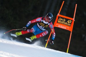 Starting with bib 57, Bryce Bennett attacks to score a career-best sixth-place finish Saturday in Val Gardena, Italy. (photo: Getty Images/Agence Zoom-Alexis Boichard via USST)