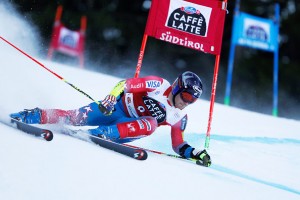 Tim Jitloff, of Reno, Nev., put down a solid second run to finish seventh in Sunday's World Cup giant slalom in Alta Badia, Italy. (photo: Getty Images/Agence Zoom-Alexis Boichard via USST)