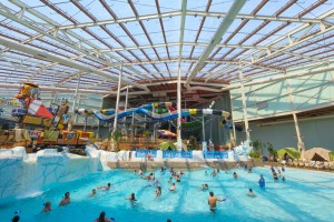 The wave pool at Aquatopia, Camelback ski resort's new indoor water park. (photo: Camelback Mountain Resort)