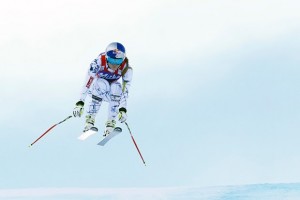 Lindsey Vonn flies into the record books on Saturday with win number 36 at the downhill in Altenmarkt/Zauchensee, Austria. (photo: Getty/Agence Zoom-Christophe Pallot via USST)