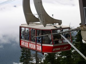 Grouse Mountain's Red Skyride (file photo: Tawker)