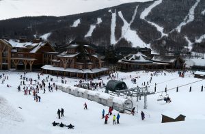 The Spruce peak base area at Stowe Mountain Resort in Stowe, Vt. (FTO photo: Martin Griff)