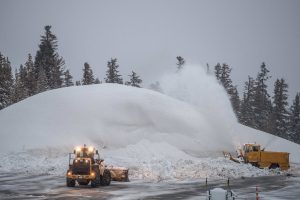 Mammoth Mountain yesterday. (photo: Peter Morning/MMSA)