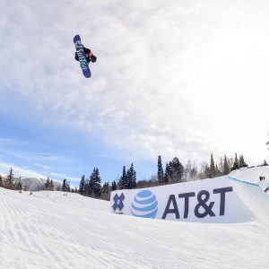 Julia Marino, of Westport, Conn., goes for X Games Gold on Saturday in Aspen. (photo: ESPN)