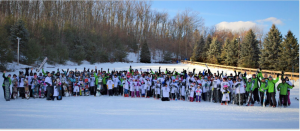 Wachusett Mountain Resort, Mass. topped the list of more than 80 U.S. Host Sites for the World's Largest Ski and Snowboard Lesson(s) held on 1/6/17. The resort tallied 168 participants, up from 107 last year. (photo: Learn to Ski and Snowboard Month)