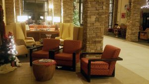 The lobby inside the Canaan Valley Resort and Conference Center in Davis, WV. (FTO photo: Martin Griff)