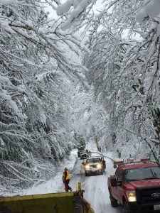 WSDOT crews work to clear the Mt. Baker Highway. (photo: WSDOT)