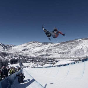 The Burton US Open pipe in Vail on Saturday. (photo: Burton Snowboards)