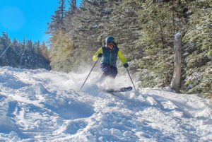 Skiers enjoy fresh snow on Saturday at Wildcat Mountain. (photo: Wildcat Mountain Ski Area)