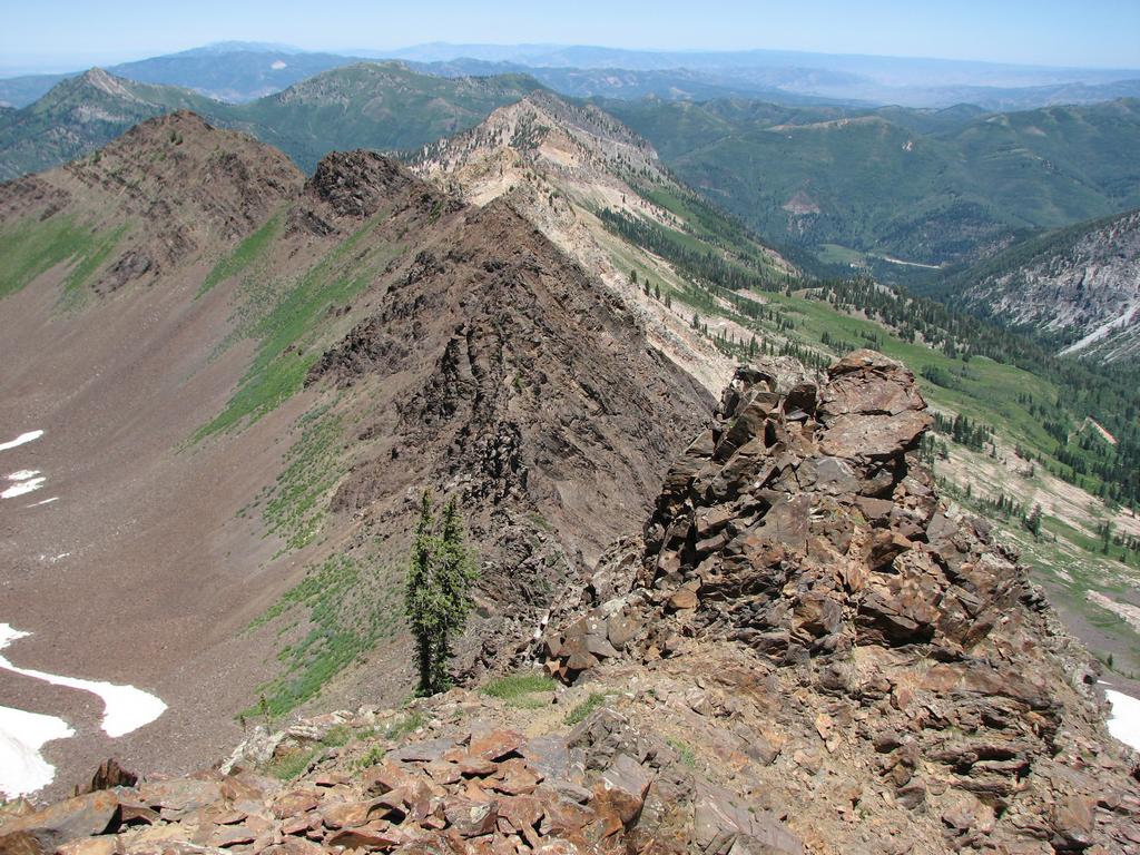 19 Looking down on Cardiff Pass.JPG