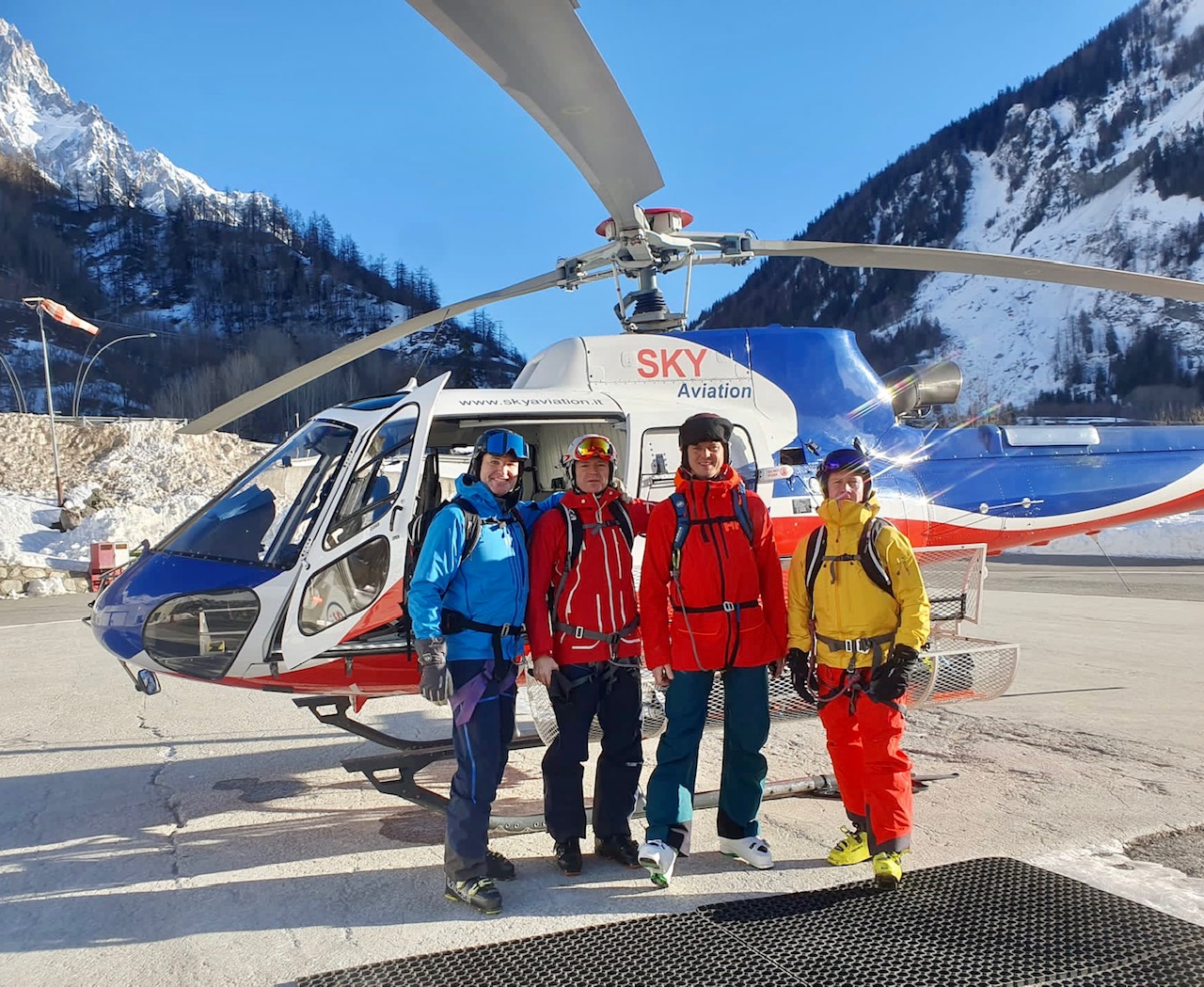 Heliski Courmayeur / Mont Blanc, Italy: February 3, 2023