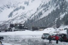 Snowbird -  Alta May 6 Last day of the Year another 9 inches Wildcat Lot hitch hike.jpg