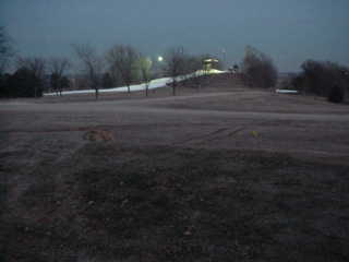 Where's the hill?!  An unusual view greets your arrival at Afton Alps (photo Marc Guido)