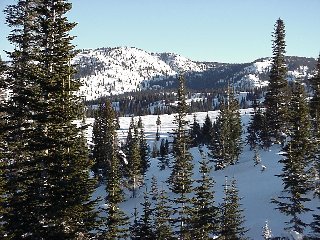 Looking across Blue Sky West's permit area at Soda Mt., from Buffalo Mt.