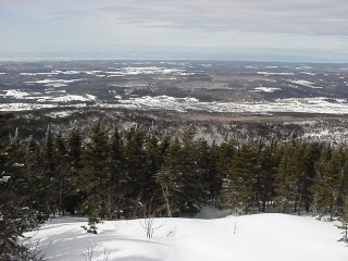 Looking north from the summit