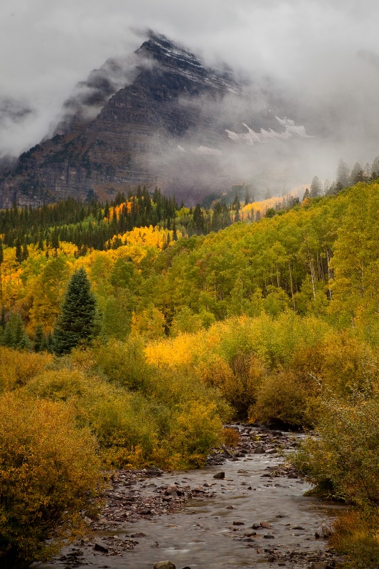 The Maroon Bells this week near Aspen, Colo. (photo: Jeremy Swanson)