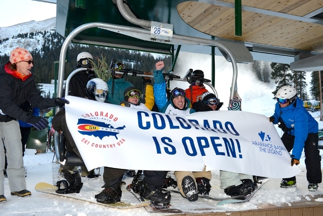 The 2012-13 Colorado ski and snowboard season opened on Wednesday at Arapahoe Basin (photo: Jack Dempsey)