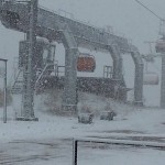 The Orange Bubble Express outside Lookout Cabin, Canyons, Utah, Sept. 26, 2013 (photo: Canyons Resort)