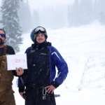 Loveland, Colo.'s lift maintenance crew confirms today's date (photo: Loveland Ski Area)