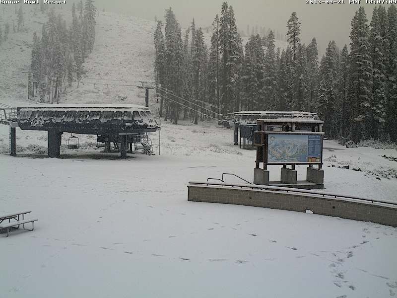 Today's view outside Sugar Bowl's Judah Lodge (photo: Sugar Bowl Resort)