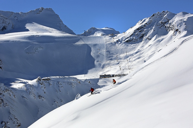 The Rettenbach Glacier in Soelden, Austria (file photo: Ötztal Tourismus)